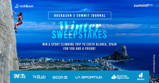 Win a Sport Climbing Trip for 2 to Costa Blanca, Spain!